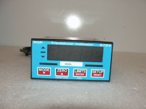 RDP Electronics E725 Transducer Indicator Panel 115V 7VA Type: E725/115/AC/0/