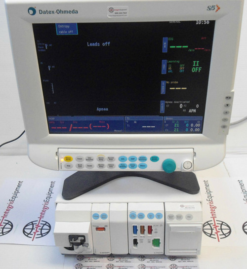 Datex Ohmeda S/5 Flat Screen Anesthesia Monitor - Eprestn & Ecaio