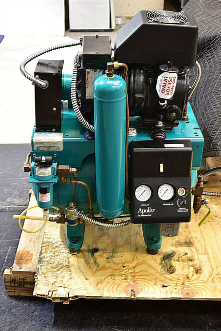 Adp Apollo L21 Dental Air Compressor 115V 70 Decibels Oiled Single Motor
