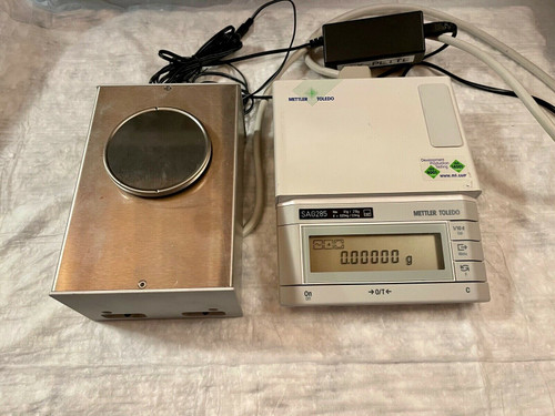 Mettler Toledo Sag285 Analytical Balance & Lc-Rs9 Cable