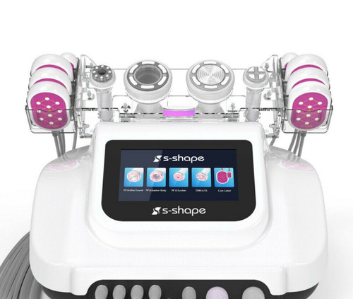 Ultrasound Cavitation 30K Vacuum Suction&Rf Led Laser S-Shape Slimming Machine