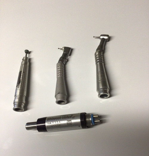 Midwest Rhino Xp Motor, 2 Contra Angle & Straight Nosecone Handpiece