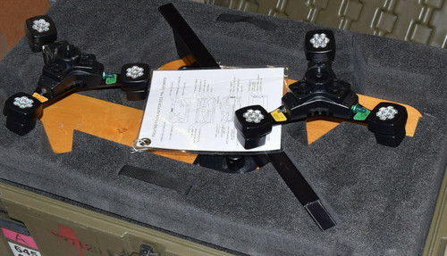 Military Portable Field Operating Table Kit Jameson Pax Led 2 Light Heads & Case