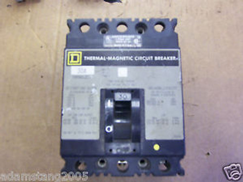 Square D FHP FHP36030TF 3 pole 30 amp 600v Breaker