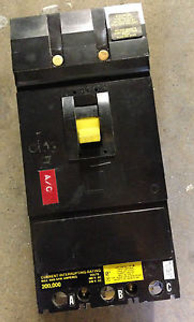 SQUARE D IF34090 I LINE CIRCUIT BREAKER 3 POLE 90 AMP 480 VOLT USED