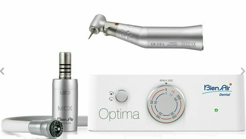 New Bien Air Optima Mcx Console/Led Motor System & Used Electric Handpiece Set