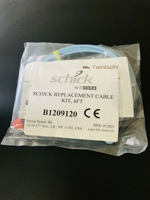 Schick Replacement Cable Kit 6Ft B1209120 New