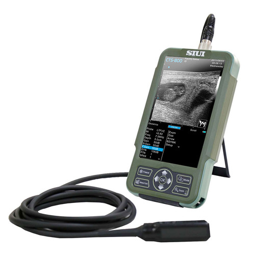 Siui Cts-800 Vet. Ultrasound, Rectal Probe, Additional Battery, Warranty.