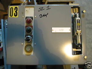 Square D Model 4, Size 1, MCC  Bucket with 3 Amp Breaker