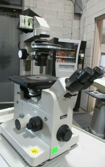 Nikon Diaphot Inverted Microscope Medical Laboratory - 4 Objectives