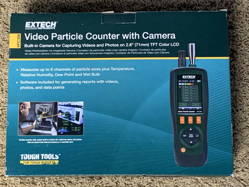 Extech Vpc300 Video Particle Counter Brand New And Unopened