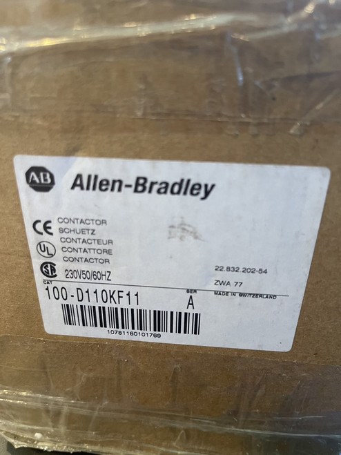 Brand New Allen Bradley Contactor 100-D110 Series A