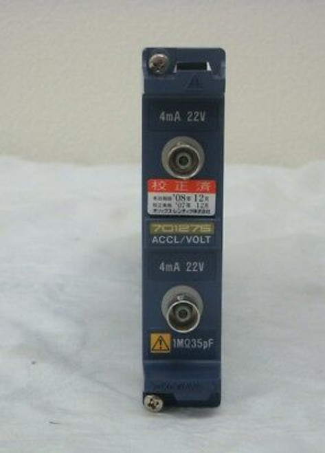 Yokogawa 7012-75 Acceleration/Voltage Module (With Aaf)