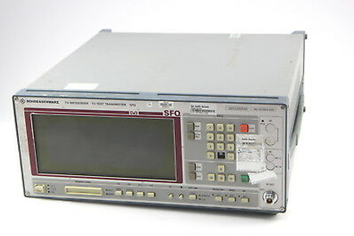 Rohde & Schwarz Tv Test Transmitter Sfq 2072.5501.02 With Options B5,B6,B15,B10