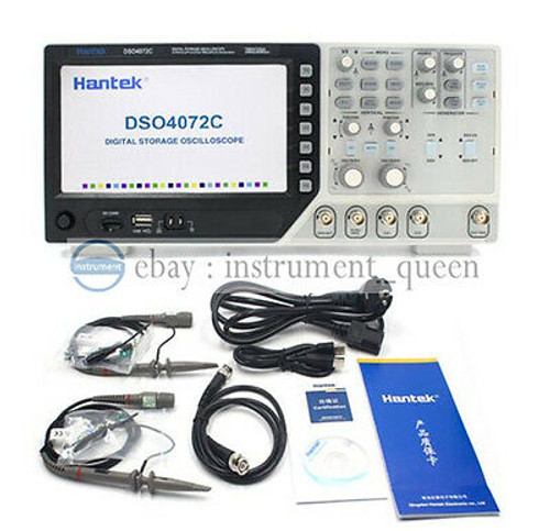 Hantek Dso4072C Usb Oscilloscope 2 Channels 70Mhz Digital Osciloscopio Handheld