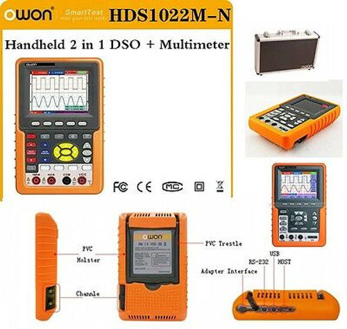 Owon Hds1022M-N  2Channel 20Mhz 100Ms/S Handheld Digital  Storage Oscilloscope