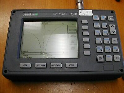 Anritsu Site Master 331B W/ Cal Set, New Battery, Case, Charger, Type N Cable