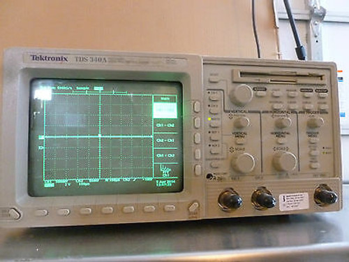 Tektronix Tds340A 100Mhz 500Ms/Sec Digital Real Time Oscilloscope