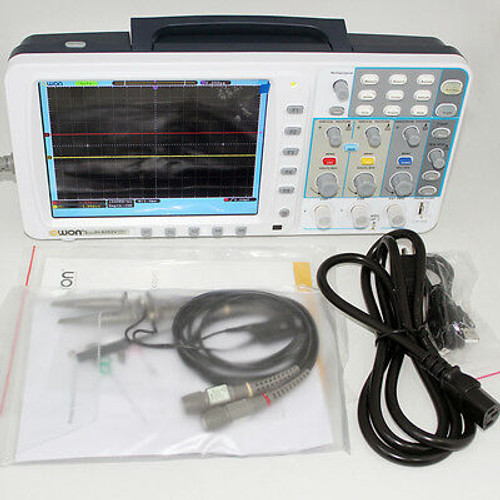 Newest Firmware Owon 100Mhz Oscilloscope Sds7102 1G/S Large 8 Lcd Low-Noise Usa