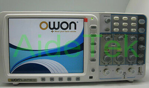 Lowest Noise Deep Memory Owon 100Mhz Oscilloscope Sds7102 1G/S Large 8 Lcd Vga