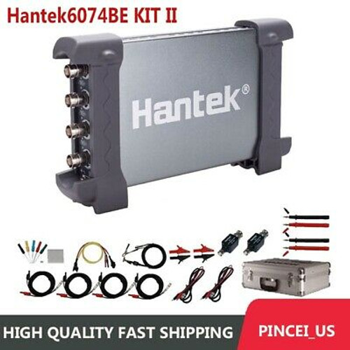 Hantek 4 Ch Automotive Usb Oscilloscope 70Mhz 1Gsa/S Sampling Hantek6074Be Ii