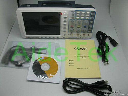 New Owon 100Mhz Oscilloscope Sds7102 1G/S Large 8 Lcd Lan Vga Included 3 Yrs Wa
