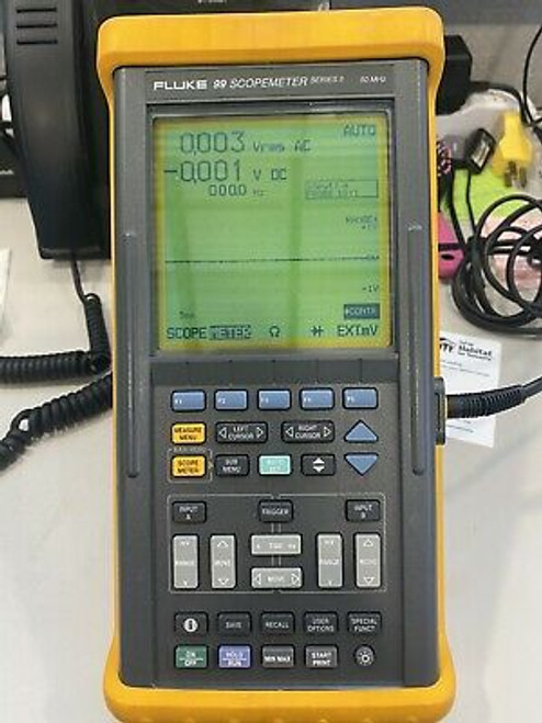 Fluke 99 Scopemeter Series Ii  50Hhz Oscilloscope W Case And Extras