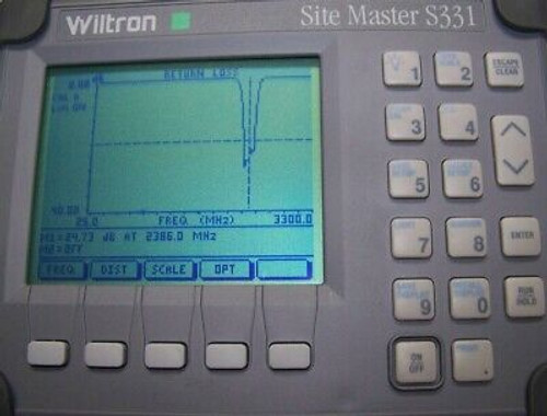 Wiltron S331 Site Master With Nice Soft Case, New Battery & Charger Full Test