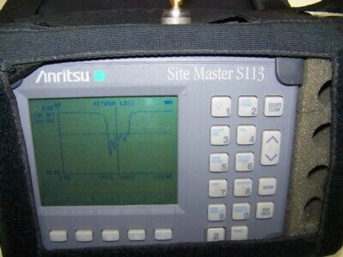Antirsu S113 Site Master 5-1200Mhz New Battery,Charger. Used S/Case Fully Tested