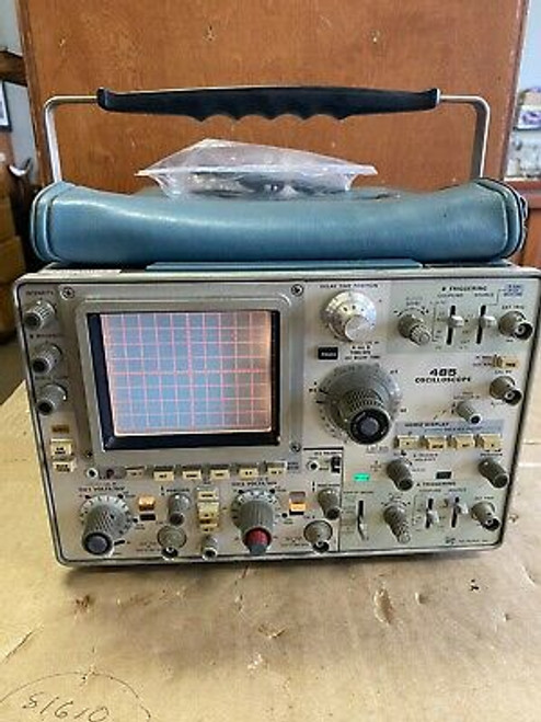 Tektronix 485 2-Channel Analog Oscilloscope For Parts Or Restoration