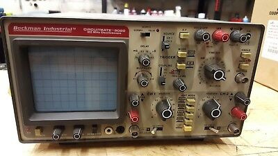 Beckman Instruments Industrial Circuitmate 9020  20 Mhz Oscilloscope