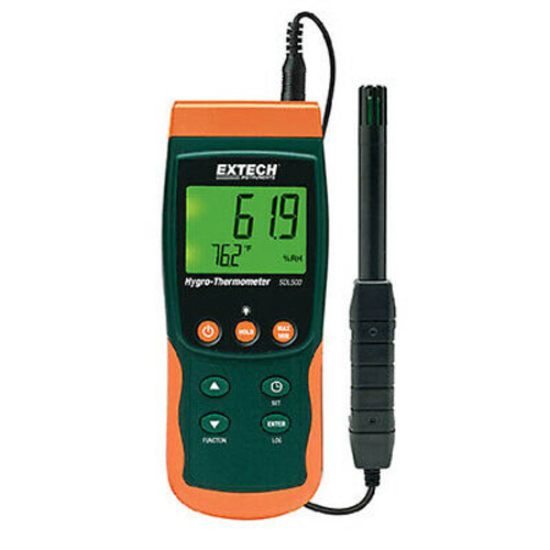 Extech Sdl500 Hygro-Thermometer Datalogger, 32 To 122°F & Sd Card