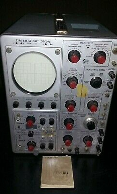 Vintage Tektronix Type 535-S2 Special Oscilloscope, Ca Plug In, Powers On