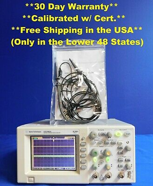 Agilent Hp Keysigt Dso3062A Digital Oscilloscope 60 Mhz With Probes