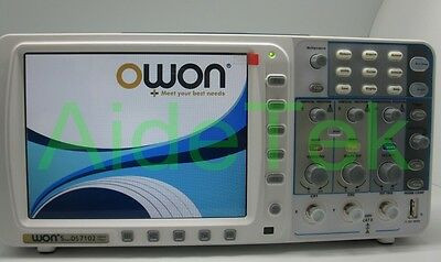 Lowest Noise Owon 100Mhz Oscilloscope Sds7102V 10M Deep Memory 8000Mah Battery