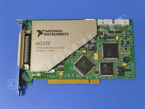 National Instruments Pci-6035E Ni Daq Card, 16 Bit Analog Input, Multifunction