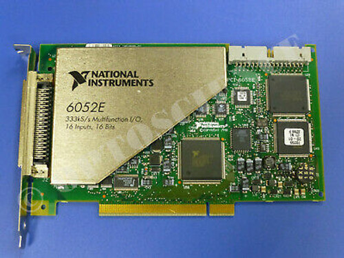 National Instruments Pci-6052E Ni Daq Card Analog Input 16 Bit, 15 Gain Levels