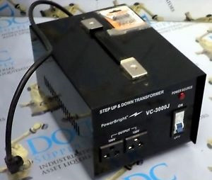 PowerBright VC2000J 2000W Step Up and Step Down Japan Voltage