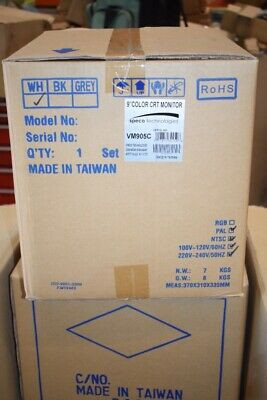 New Sealed Speco Technologies Vm905C 9'' Color Crt Monitor