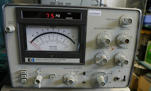 Hewlett Packard Model 3581C Wave Analyzer 15H To 60Khz  - Audio Output