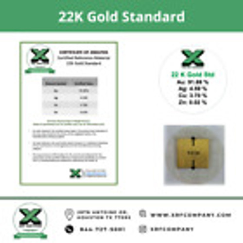 22K Gold Std - Certified Reference Materials - Precious Metals