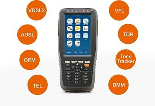 Vdsl2 Tester Adsl Tester Xdsl Line Test Equipment With Opm+Vfl+Tone Tracker+Tdr