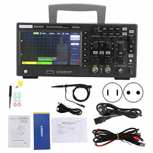 Ds02D15 150Mhz Digital Storage Oscilloscope Sampling Rate 1Gsa/S W/Signal Source