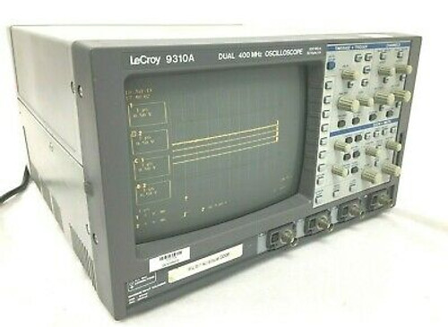 Lecroy 9310A Dual 400 Mhz Oscilloscope 100 Ms/S 50 Kpts/Ch #6871