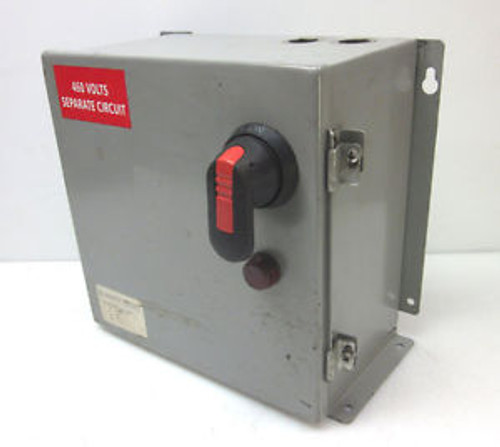 Marcie GN2000-LR 2kVA 1-PhTransformer Disconnect Box Pri:460V Sec:115V Fused