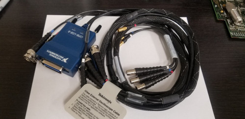 Used Tektronix View External Oscilloscope Cable with National Instruments GPIB-USB-B VIEW - Product Image