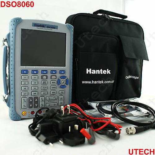 Hantek Portable Dso8060 60Mhz Five-In-One Handheld Oscilloscope Spectrum Genera