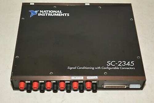 Ni National Instruments Sc-2345 Scc Enclosure W/ Scc-Tc01 / Scc-Rly01 Mod #M128