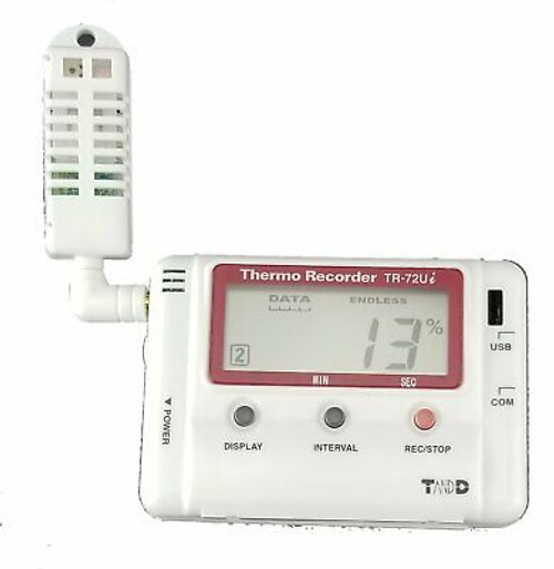 Tr-72Ui Usb Connected Temperature & Humidity Data Logger With Ir Connectivity