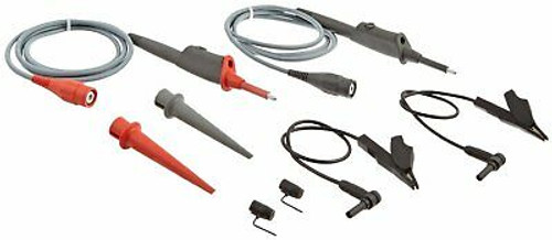 Pomona 72941 Insulated Scope Probe Kit, X10 Insulated, 500 Mhz, Red & Gray Color